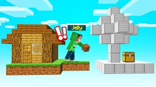 I Discovered An IRON ISLAND In SKYBLOCK! (Minecraft)
