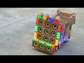 mini dj truck loading at new home by cardboard making dj truck and light dj toy eicher dj truck