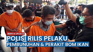 Polrestabes Makassar merilis Tersangka Pembunuhan Tamangapa Raya dan Penyalahgunaan Bom Peledak