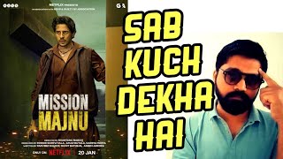Mission Majnu l Official Trailer l Review & Reaction l Netflix l Sidharth Malhotra l Rashmika M l