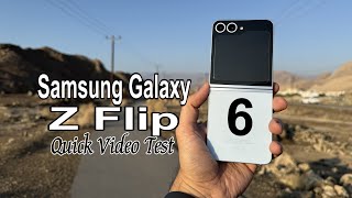 Samsung Galaxy Z Flip 6 | Quick Video Test | Cinematic Style