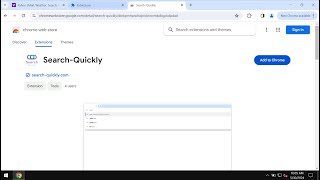 Search Quickly (search-quickly.com) hijacker removal.