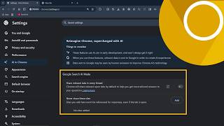 Chrome Canary Update: New 'Google Search AI Mode' Settings Spotted!