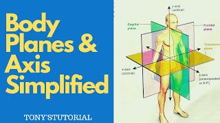 BODY PLANES \u0026 AXIS SIMPLIFIED # Sagittal, Coronal \u0026 Transverse Planes