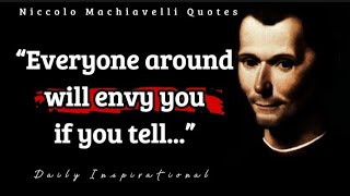 Niccolo Machiavelli Quotes you need to know before 40 | motivational quotes|
