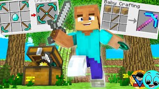 BEATING MINECRAFT IN 2 MINUTES BABY MODE