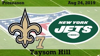 Taysom Hill 2019-08-24 Preseason vs Jets