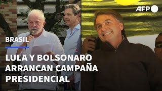 Bolsonaro vs Lula: arranca la campaña más polarizada en décadas en Brasil | AFP
