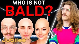 6 Haired People vs 1 Secret Bald Person