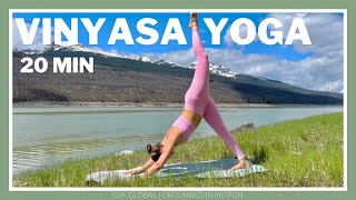 20 MIN VINYASA YOGA | Morning Flow for Happiness \u0026 Wellbeing | G.M. GLOBAL