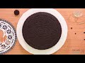 How To Make A GIANT OREO Out Of Chocolate CAKE & BUTTERCREAM  Yolanda Gampp  How To Cake It