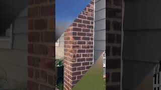 Exterior stain brick makeover #makeover #stain #brick #exterior