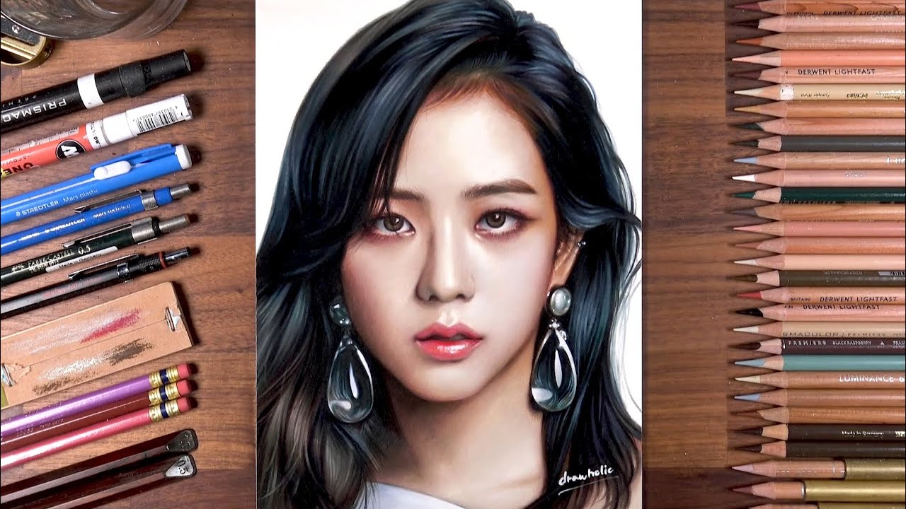 Drawing BLACKPINK: Jisoo | Drawholic - YouTube