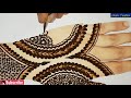 सुंदर और आसान गोल टिक्की मेहँदी लगाना सीखे इयर बड्स से मेहँदी लगाए easy fullhand mehendi designs