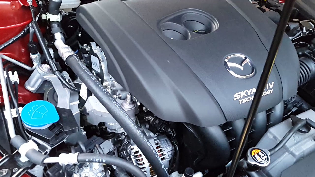 Mazda 6 2.0 Petrol Skyactiv Engine Sound - YouTube