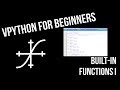 VPython for Beginners 13 - Built-In Functions I (absolute value, sqrt, power, trig)