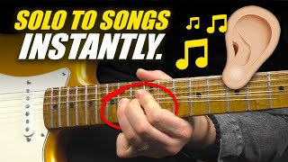 How to Solo over Any SONG or Chords by LISTENING to Them!
