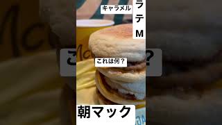 【マクドナルド134食】朝マックとてつもなく謎！？マフィンにキャラメルラテMをとりあえず合わせてみた0221