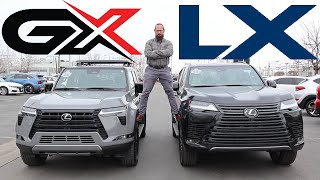 Is The LX Really $30,000 More SUV? (NEW Lexus GX 550 vs NEW Lexus LX 600)