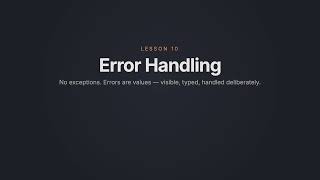 Learn Rust Easily #10 - Error Handling