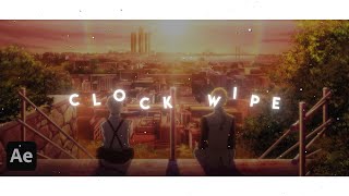 Clock Wipe Tutorial | After Effects