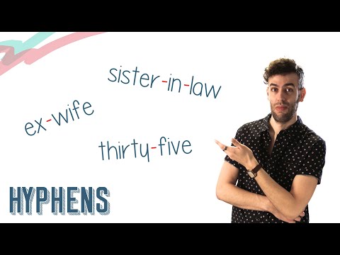 What words should be hyphenated?
