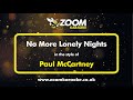 Paul McCartney - No More Lonely Nights - Karaoke Version from Zoom Karaoke