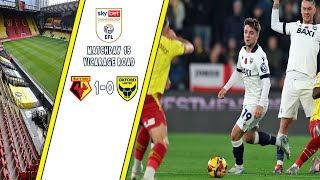 Des' Yellows Still Without An Away Win After Loss On Sky - Watford 1 Oxford United 0 Match Overview