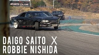 Robbie Nishida X Daigo Saito Epic Battles | Ebisu Circuit Matsuri With Friends | JZX90 Drift