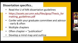 Webinar Series - Graduation Packet: Tips for dissertation, defense and publications for food science