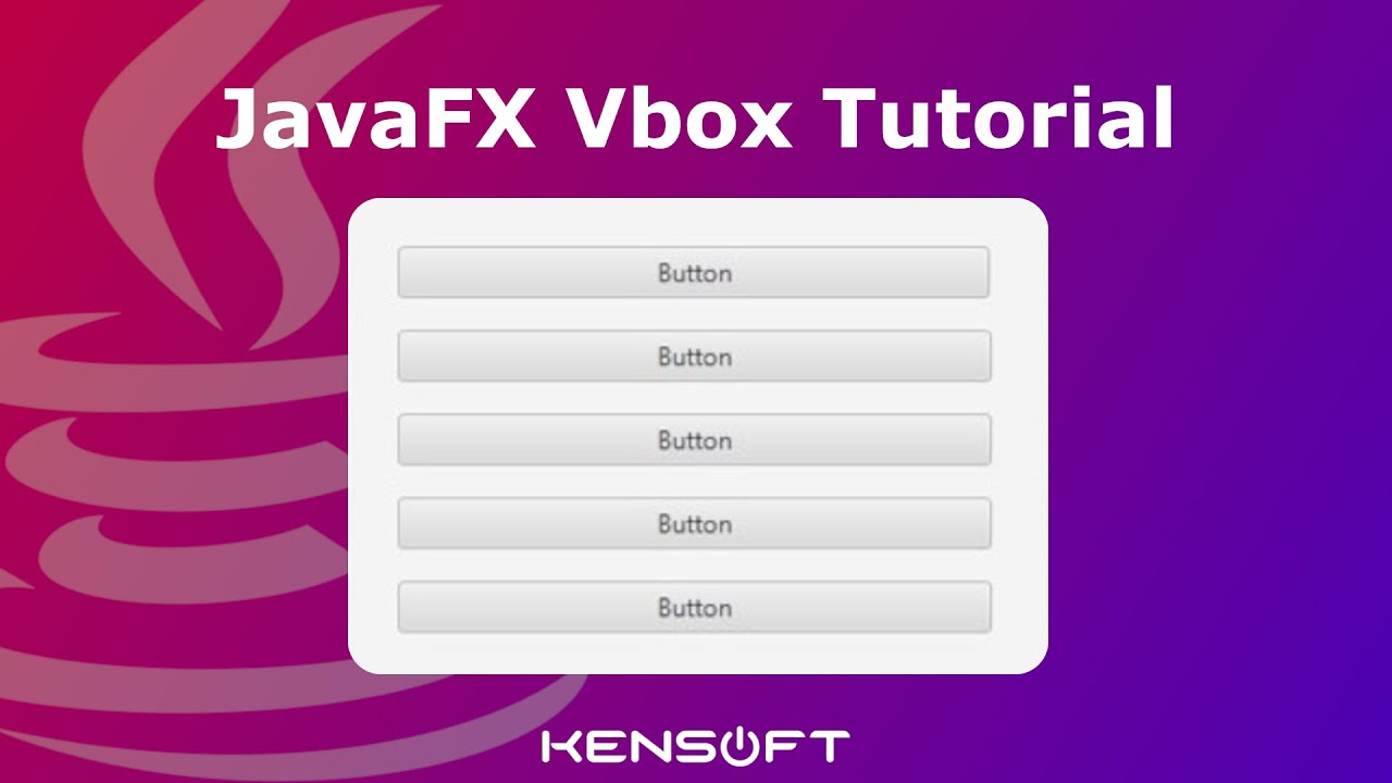 Javafxvbox Javafx Tutorial