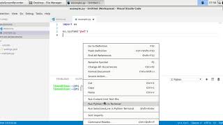 run external program with python