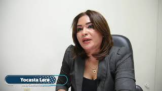 Yocasta Lara, encargada de la Dirección de Centros Hospitalarios del SNS