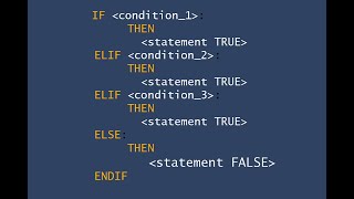 Python programming using the Elif statement