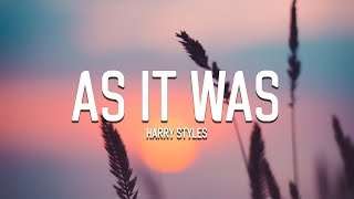 Harry Styles - As It Was (letra/lyrics)