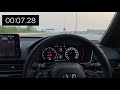 0 100 rs civic 2022 acceleration test 1.5 turbo 176 bhp