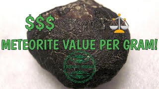 This Is How Much a Stony Meteorite Is Worth Per Gram!
