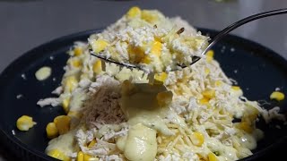 MAZORCA DESGRANADA CON POLLO DESMENUZADO (Receta fácil y rápida)