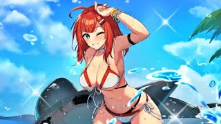 [カウンターサイド]リコリス「アツい水遊び」乳揺れモーション集[COUNTER:SIDE]