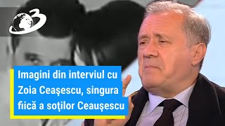 Imagini din interviul cu Zoia Ceaşescu, singura fiică a soţilor Ceauşescu