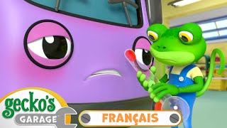 Le bus ne se sent pas bien, mais Gecko peut l'aider | Le Garage de Gecko｜Camions pour enfants