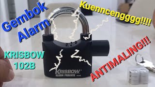 Review Gembok Alarm Krisbow 102B Alarm Padlock #viralvideo #viral #fyp