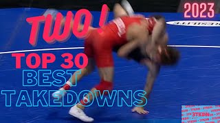 2023 NCAA Wrestling Championship | Top 30 Best Takedowns