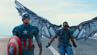 Falcon vs The Winter Soldier - Captain America: The Winter Soldier (2014) Movie Clip HD