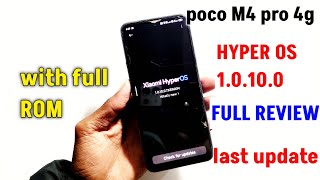 poco M4 pro 4g hyper OS 1.0.10.0 full review after 10 days last update for poco M4 pro 4g 🙏