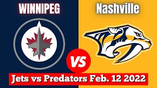 Winnipeg Jets vs Nashville Predators | Live NHL Play by Play & Chat