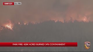 CalFire updates KRON4 on Park Fire