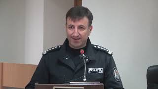 Briefing susținut de șeful IGP, Viorel Cernăuțeanu, privind acțiunile din cadrul întrunirilor