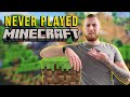 Gamer plays MINECRAFT for the FIRST TIME