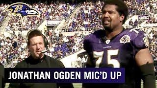 Jonathan Ogden Mic’d Up vs. Browns 'Don't You Cut Me' | Baltimore Ravens